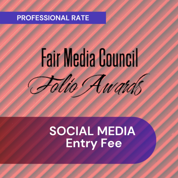 Entry Fee Folio Award Social Media by Professional