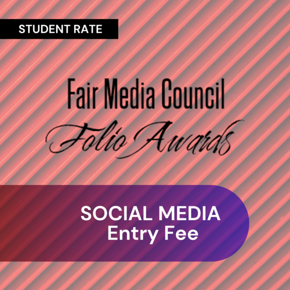 Entry Fee Folio Award Social Media by Student Entry