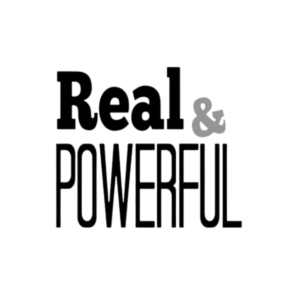 Real & Powerful logo